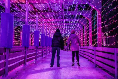 Eisdisco bei Reutte on Ice am 30.11.1999 in Reutte / Foto: Tourismusverband Naturparkregion Reutte - Lea Zotz Eisdisco bei Reutte on Ice am 30.11.1999 in Reutte / Foto: Tourismusverband Naturparkregion Reutte - Lea Zotz